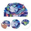 Unique Bargains Nylon Pleated Style Swimming Cap 1Pc - 3 of 4