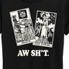 Women's - Instant Message - Aw Sh Tarot Short Sleeve Graphic T-Shirt - 2 of 4