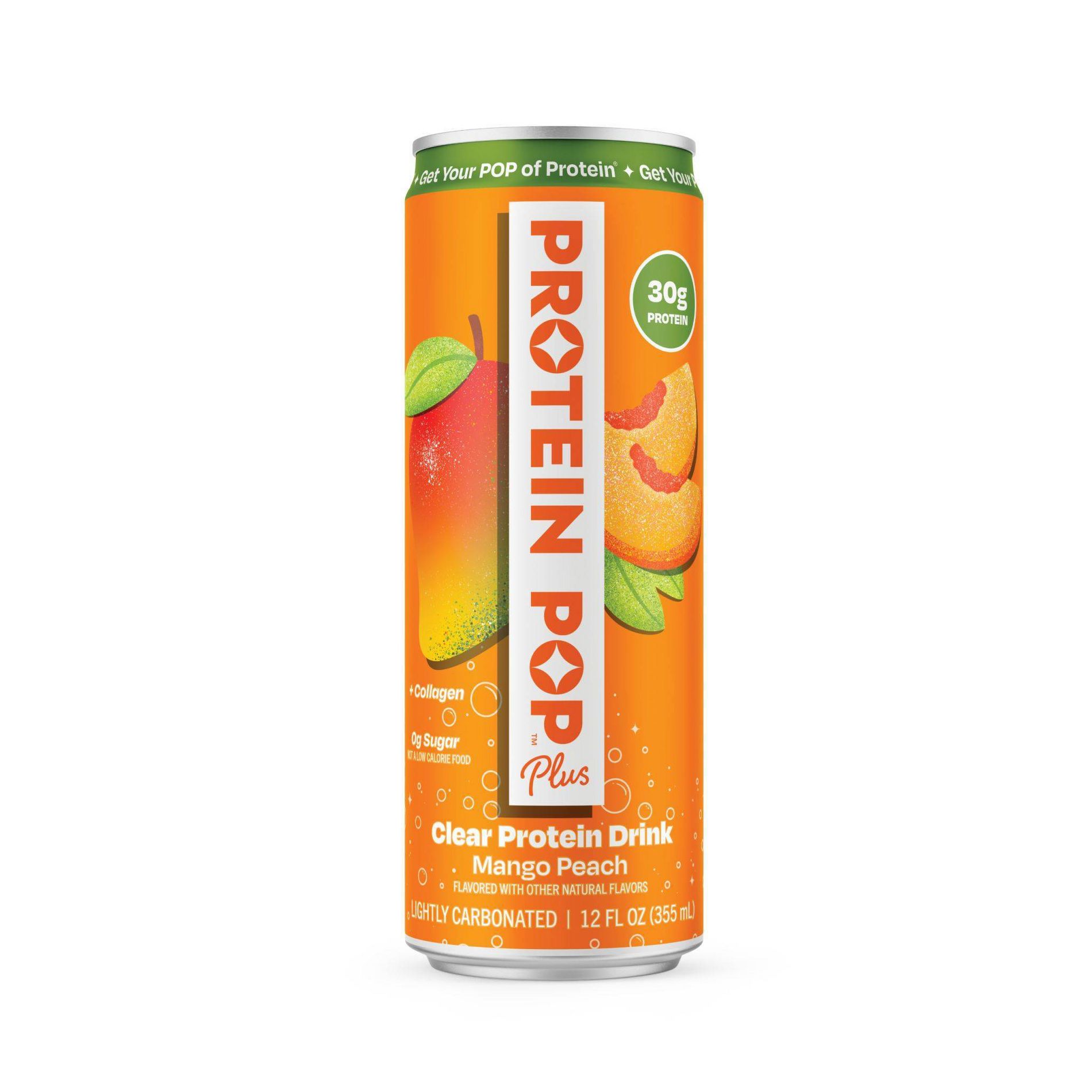 Protein Pop Plus Mango Peach - 30g Protein - 12 fl oz