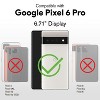 Vena vCommute For Google Pixel 6 Pro Case Wallet, Case with Stand Leather Card Holder [Military Grade Drop Protection], Black - 3 of 4
