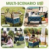HTUTWOO Beach Collapsible Wagon Cart, Heavy Utility Wagon Cart, 70L Capacity, Heavy Duty 200 lbs - 2 of 4