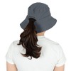 Anna-Kaci Bucket Hat Wide Brim UV Protection Lightweight Packable Outdoor Sun Hat with Adjustable Chin Strap - 2 of 4
