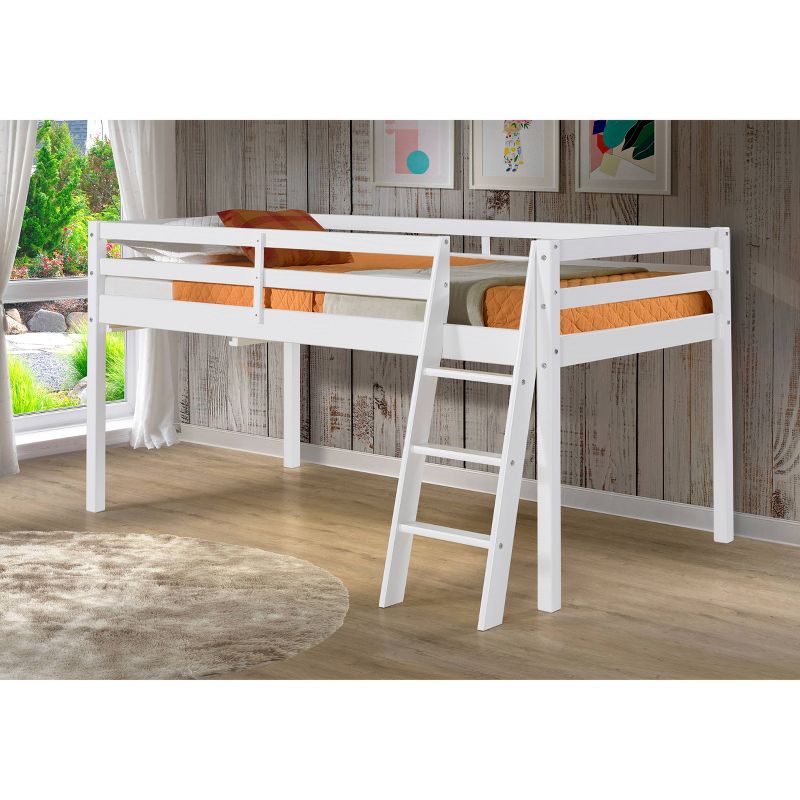 Twin Roxy Junior Kids&#39; Loft Bed White - Bolton Furniture, 3 of 5