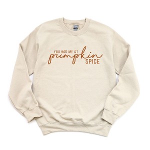Simply Sage Market Women's Graphic Sweatshirt You Had Me At Pumpkin Spice - 1 of 4