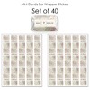 Big Dot of Happiness World Awaits - Mini Candy Bar Wrapper Stickers - Travel Themed Party Small Favors - 40 Count - 3 of 4
