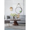 Grungis Round Wall Mirrors with Round Metal Frame,Circle Mirror with Rope Strap Contemporary for Living Room,Entryway,Office - 3 of 4