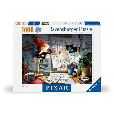 Ravensburger  Disney Pixar The Artist's Desk 1000pc Jigsaw Puzzle