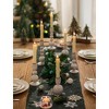 MOEPISY Set of 3 Wooden Candlestick Holders Mantel Decor Rustic White - 2 of 4
