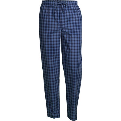 Lands' End Men's Tall Flannel Jogger Pajama Pants 