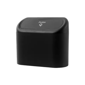 acxily Car Trash Can with Lid, Mini Auto Garbage Can, Multipurpose Organizers and Storage for Car, Home, Office - 1 of 3