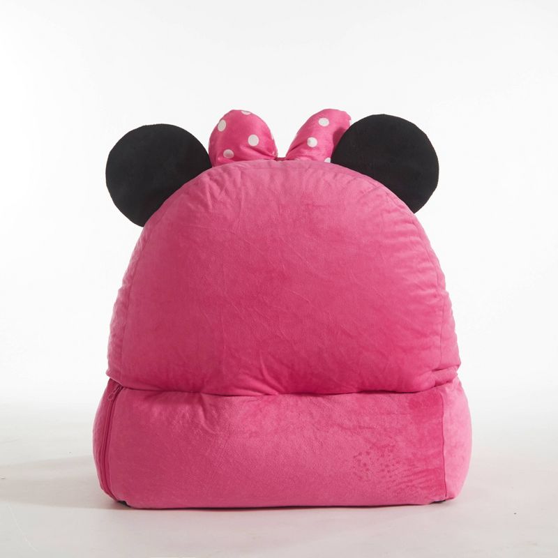 Disney Minnie Mouse Figural Bean Bag Kids&#39; Chair Pink, 5 of 7