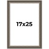 PosterPalooza | Weathered Black Picture Frame - UV Acrylic, Foam Board Backing, Hanging Hardware - 2 of 4