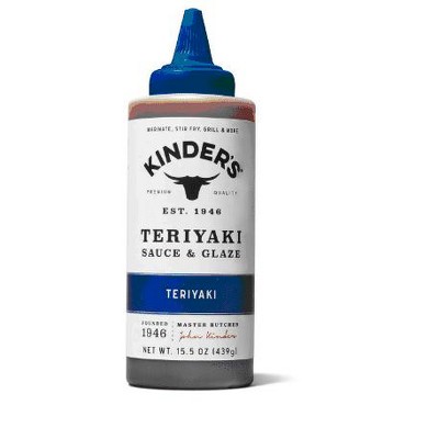 Kinder's Teriyaki Marinade, 15.5 oz (Pack of 4)