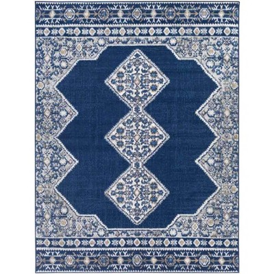 Mark & Day Berg 6'7"x9' Rectangle Woven Indoor Area Rugs Blue