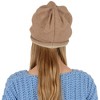 Anna-Kaci Comfy Warm Knit Slouchy Beanie Hat Double Color Roll Up Edge Ski Cap - 3 of 4