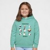 The Juniper Shop Christmas Spirits Green Words Toddler Graphic Hoodie - 2 of 3