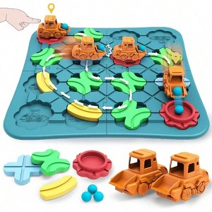 Board Games - Logic Road Builder Puzzles, 29 PCS Educational Gift - 1 of 4