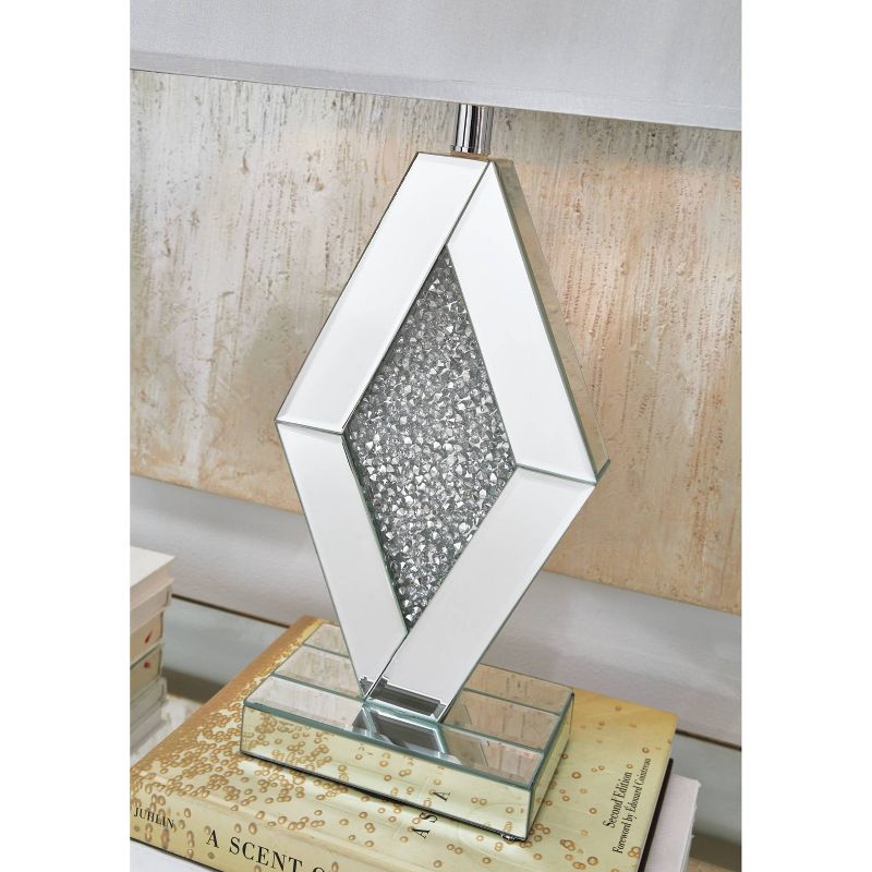 Prunella Mirror Table Lamp Silver - Signature Design by Ashley, 3 of 4