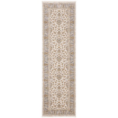 Oriental Weavers Maharaja 5091Z Ivory/ Blue Indoor Area Rug - 2'3" x 7'6"