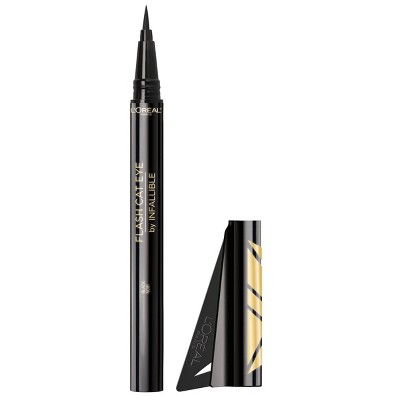 L'Oreal Paris Flash Cat Eyeliner 220 Black - 0.02 fl oz