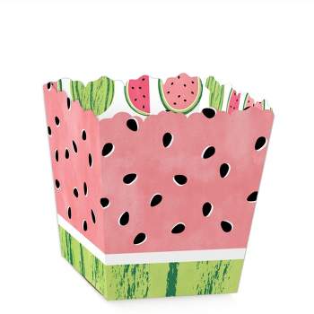 Big Dot of Happiness Sweet Watermelon - Party Mini Favor Boxes - Fruit Party Treat Candy Boxes - Set of 12