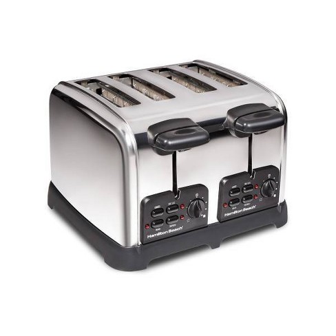 Hamilton beach hotsell modern chrome toaster