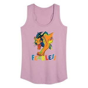 Women's - Disney - Scar Graphic Racerback Tank - 1 of 4