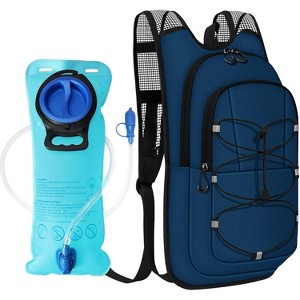Hydration Backpack Vest, Lightweight Hands-Free Hydration Pack with Water Bladder for Running, Cycling - 1 of 4