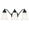 Capital Lighting Brady 3 - Light Vanity in  Matte Black - 3 of 4