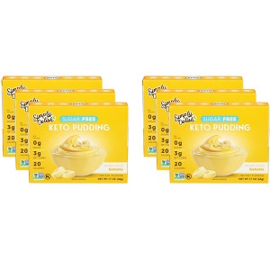 Simply Delish Pudding Banana Instant Sugar Free -1.7 oz - 1 of 2