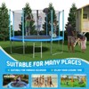 VYNXARIA 10 FT Outdoor Trampoline with Safety Net and Basketball Hoop - Family Fun and Fitness - 2 of 4