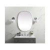 Elegant Lighting Metal Frame Oval Mirror 27x36 - 2 of 4