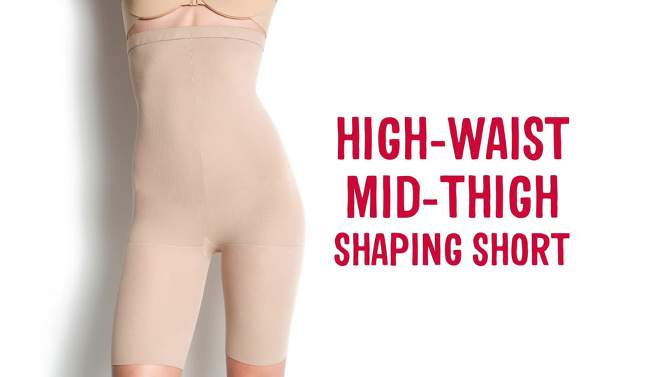 ASSETS by SPANX Women's High-Waist Mid-Thigh Super Control Shaper, 6 of 7, play video