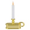 Northlight LED Lighted Window Candle with Handle Base - 9.5" - White and Gold - Set of 4 - 3 of 4