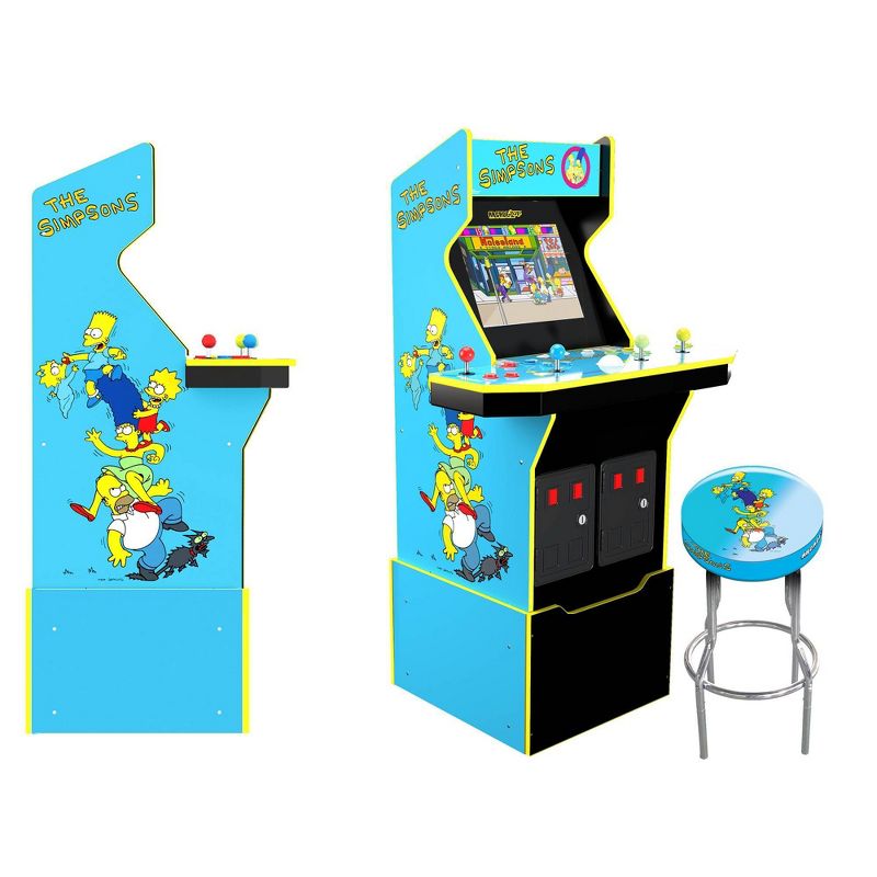 Arcade1Up The Simpsons Home Arcade with Riser and Stool, 6 of 12