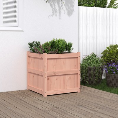 vidaXL Garden Planter 23.6"x23.6"x23.6" Solid Wood Douglas