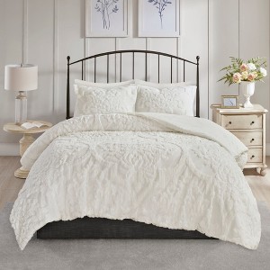 3Pcs Comforter Set, Bedding Set, Cotton Bed Comforter - 1 of 4