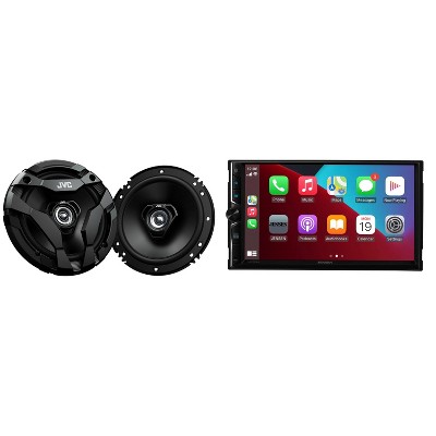 Jensen CAR723W 7" Touch Screen Receiver + JVC CS-DF620 6.5" Speakers