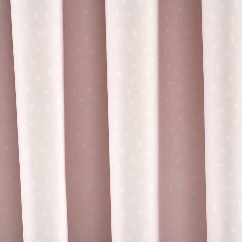 Lush D&#233;cor Blackout Pixie Fox Geo Window Curtain Panel - Pink Single, 4 of 7