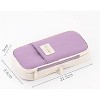 Fmeida Large Storage Pencil Case Pen Bag with Zipper Big Capacity Pouch Organizer for Office Travel Holder Box - 3 of 4