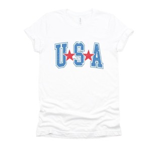 Simply Sage Market Varsity USA Red Stars Short Sleeve Tee - 1 of 4