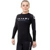 Tatami Fightwear Women's Katakana Long Sleeve Rashguard - Black - 4 of 4