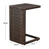 Christopher Knight Home Salem Outdoor 4 Piece Adjustable Wicker Chaise Lounges and Side Tables - 4 of 4