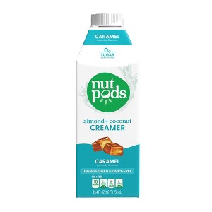 nutpods Unsweetened Caramel Creamer - 25.4 fl oz - 1 of 4