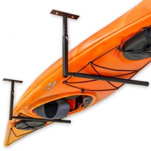 StoreYourBoard Hi-Port 2 | Kayak Adjustable Ceiling Storage Rack | Single | Holds 75 lbs - 1 of 4