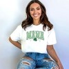 Simply Sage Market Women's Lucky Mama Varsity Clover Short Sleeve Garment Dyed Tee - 2 of 3
