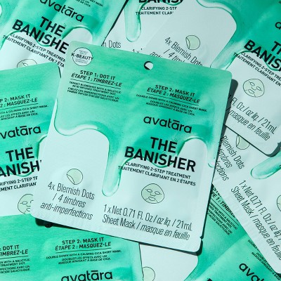 Avatara The Banisher 2 Step Clarifying Treatment - 0.71 fl oz: Hydrating, Face Application, Oily & Acne-Prone Skin, Vegan