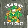 Men's - Garfield - This Is My Lucky Shirt Patrick's Day Short Sleeve Graphic T-Shirt - 2 of 4