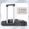 KTMBDW Luggage Sets 3 Piece PP Hardshell Carry on Suitcase, Travel Lightweight Carry-on with Double Spinner Wheels and TSA Lock - 2 of 4