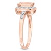 EVERLY JEWELRY  |   Rose Plated Sterling Silver 0.06 CT Diamond TW And 1 CT TGW  Fashion Ring - 2 of 4
